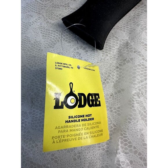 Lodge Cast Iron Melting Pot Pouring Spouts Silicone Hot Handle Holder Dad Gift - Picture 9 of 10